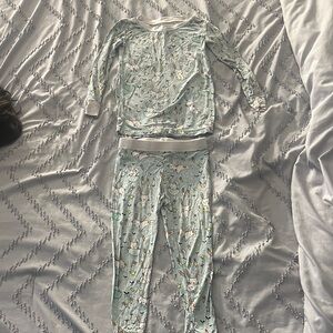 Little Sleepies Mint Bunnies 2 Piece Pajamas